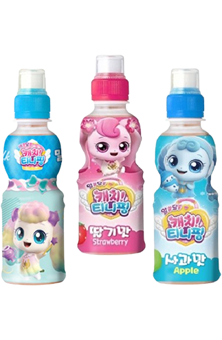 캐치티니핑 음료 (밀크맛, 딸기맛, 사과맛)